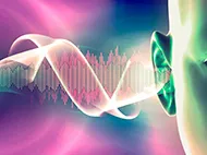 sound waves going into ear