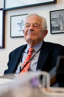 T. Berry Brazelton in office